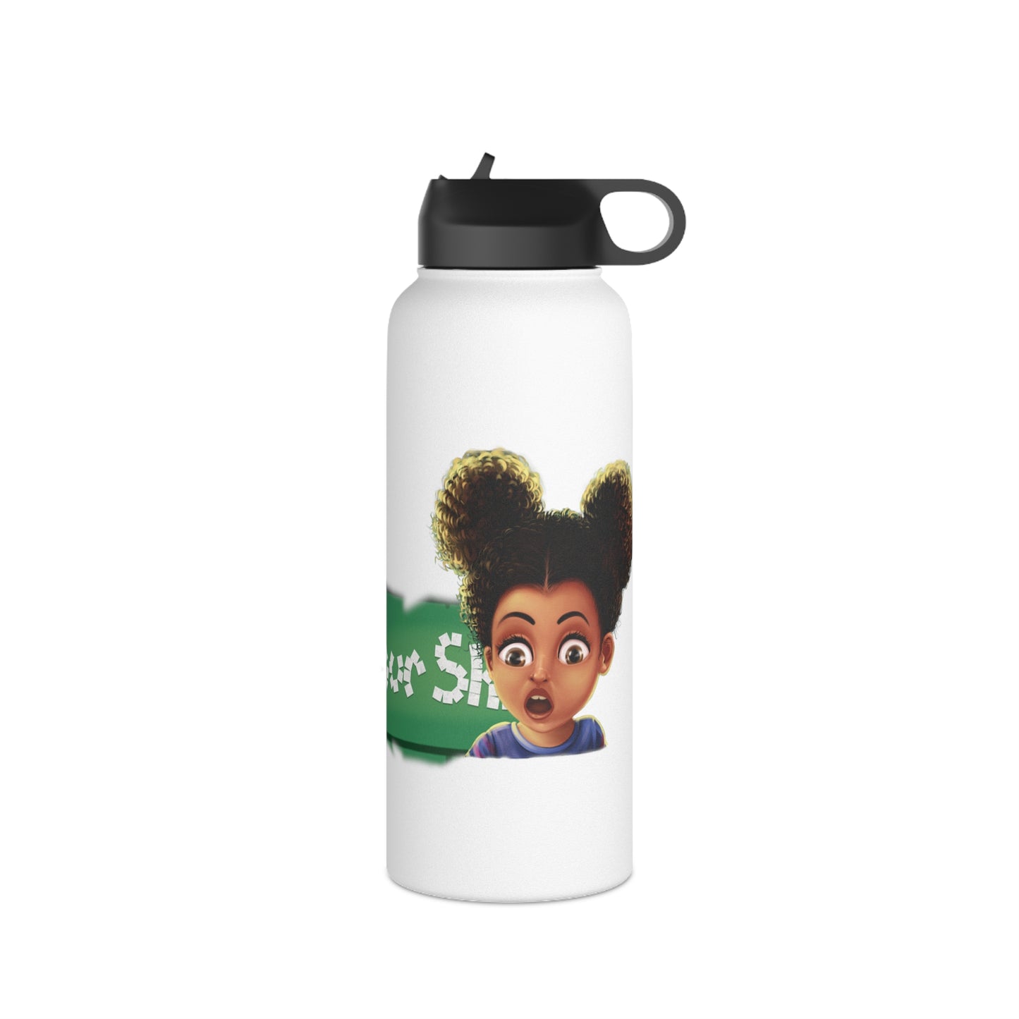 Don't Hold Your Sh** Stainless Steel Water Bottle, Standard Lid