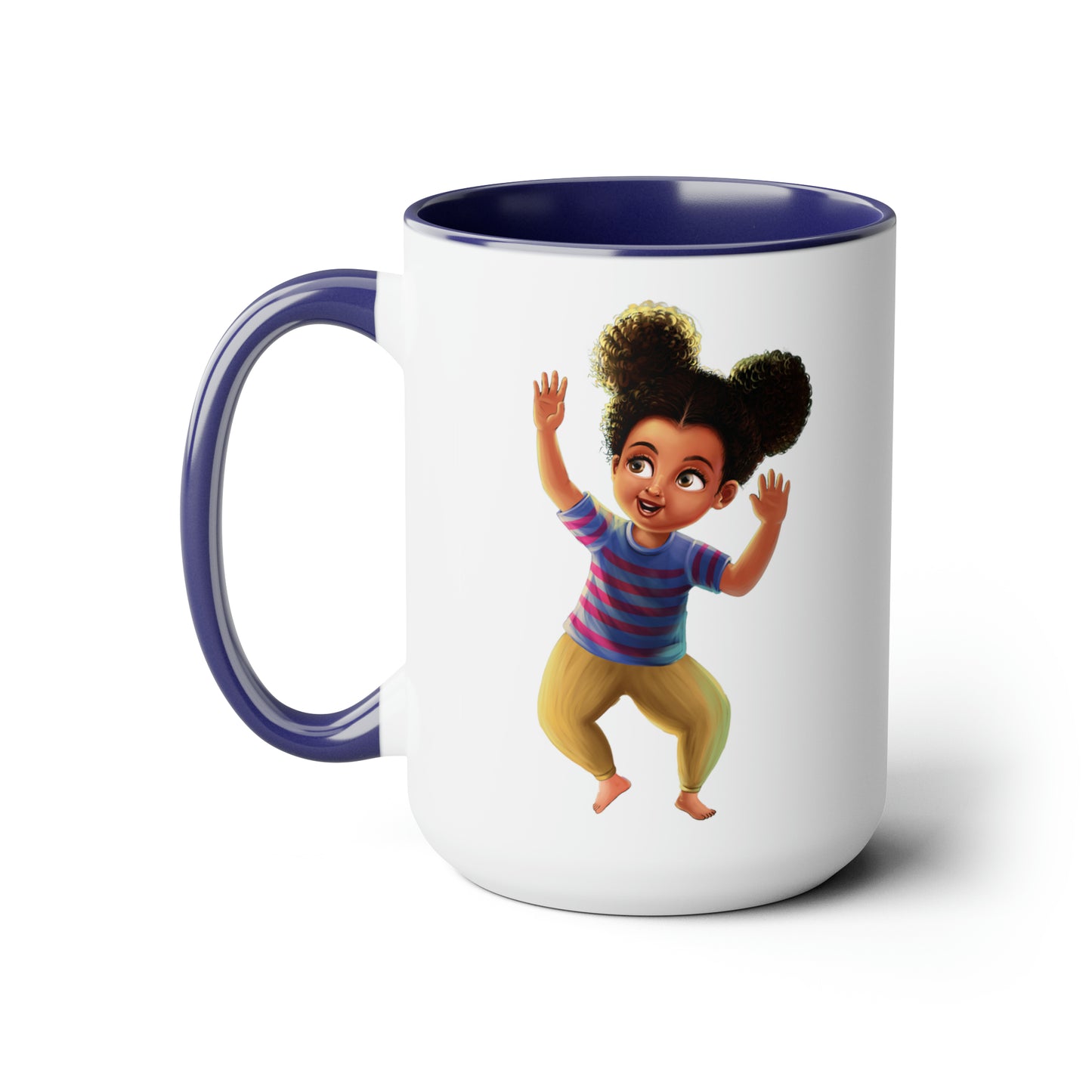 Don't Hold Your Sh** Before/After Two-Tone Coffee Mugs, 15oz