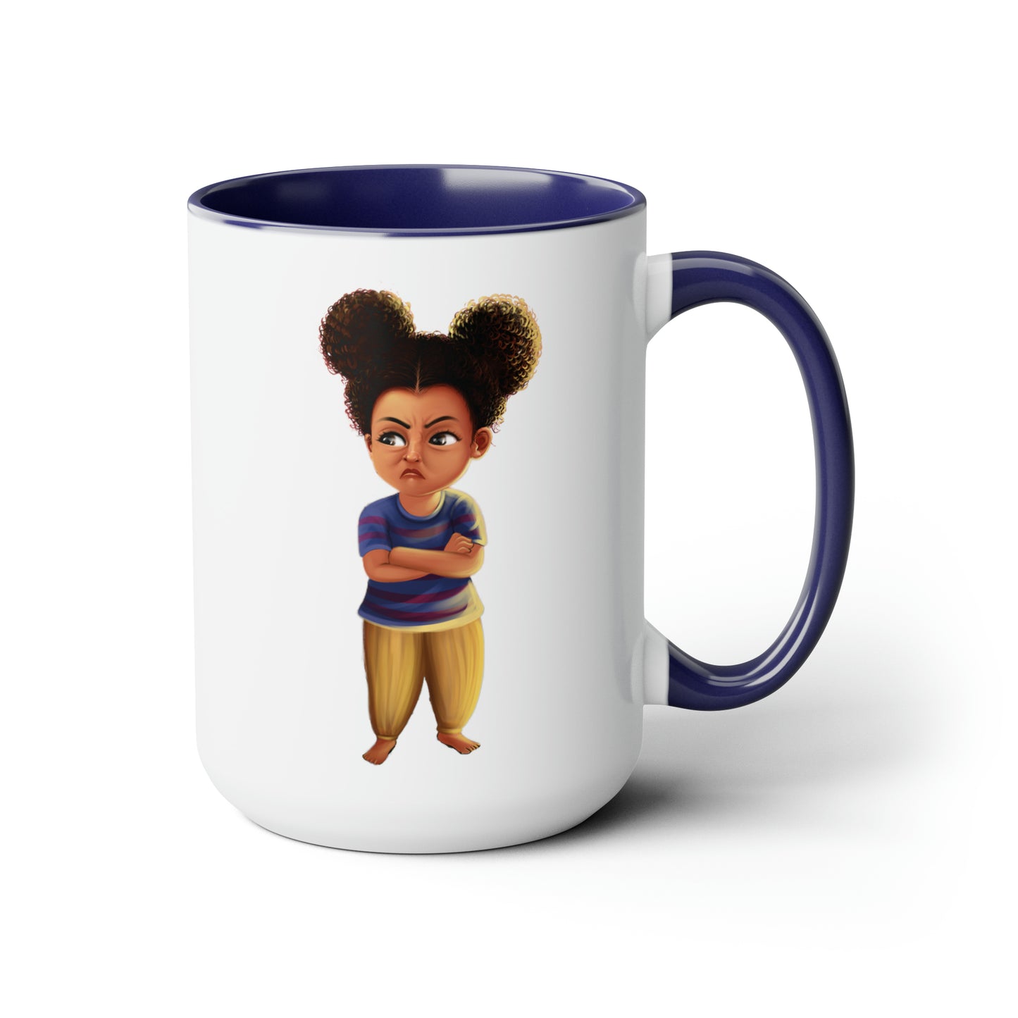 Don't Hold Your Sh** Before/After Two-Tone Coffee Mugs, 15oz