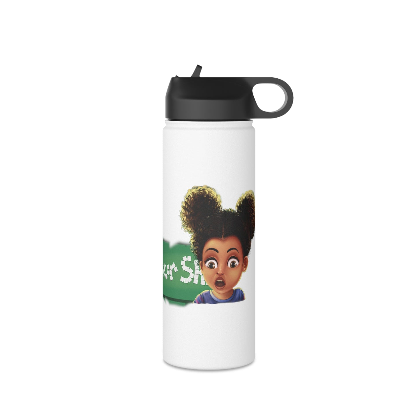 Don't Hold Your Sh** Stainless Steel Water Bottle, Standard Lid