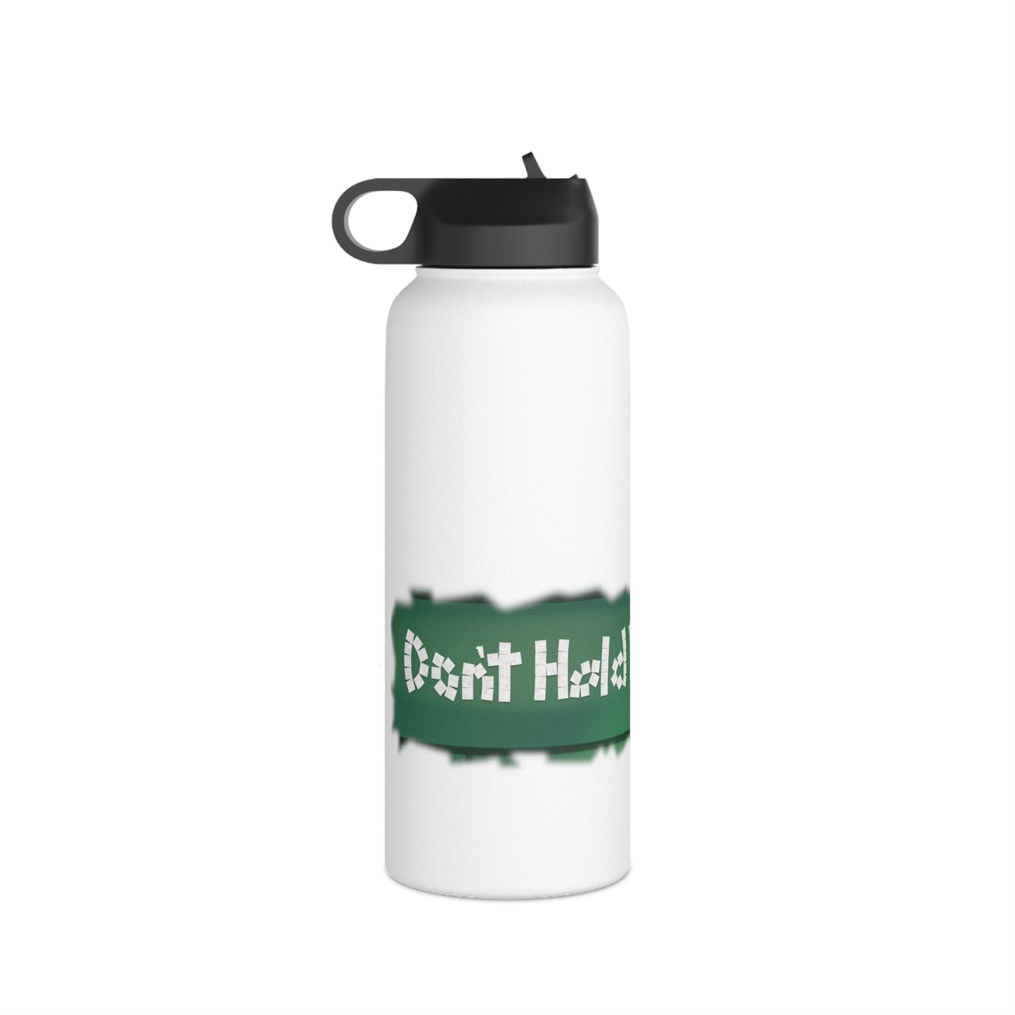 Don't Hold Your Sh** Stainless Steel Water Bottle, Standard Lid