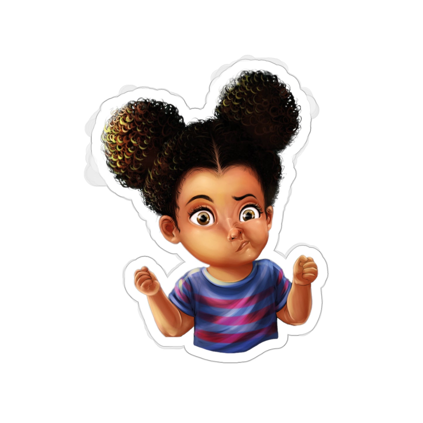 Don't Hold Your Poo-Poo Kiss-Cut Stickers