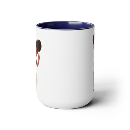 Don't Hold Your Sh**  Before/After Two-Tone Coffee Mugs, 15oz